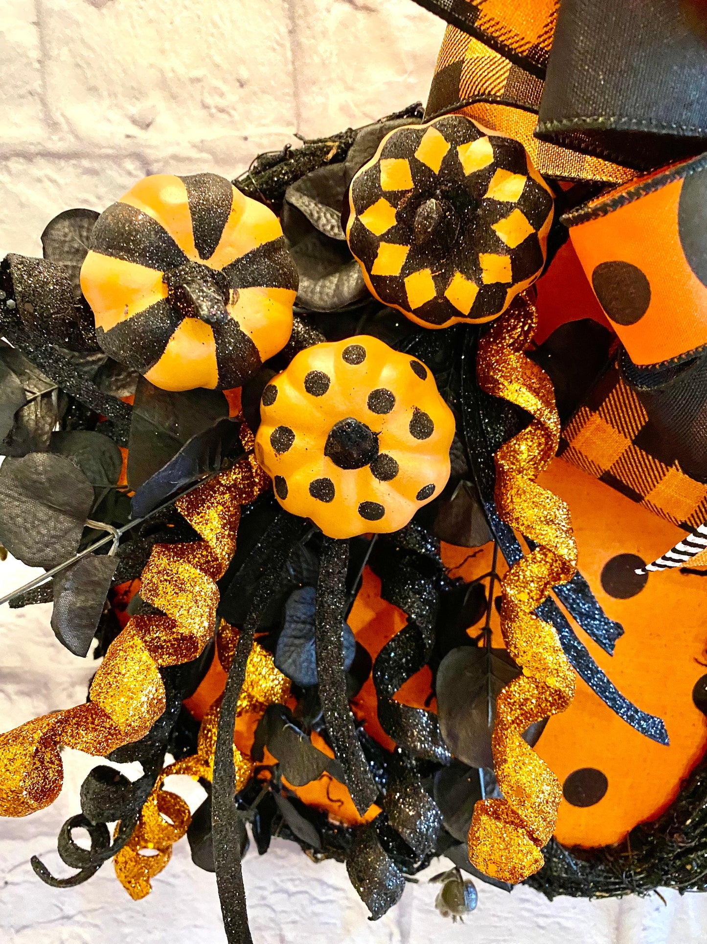 Halloween Pumpkin Door Hanger, Halloween Front Porch Hanger, Fall Pumpkin Door Hanger, Fall Pumpkin Front Porch Decoration