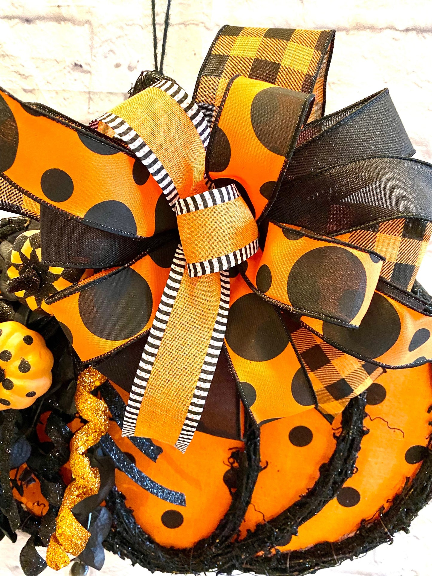 Halloween Pumpkin Door Hanger, Halloween Front Porch Hanger, Fall Pumpkin Door Hanger, Fall Pumpkin Front Porch Decoration