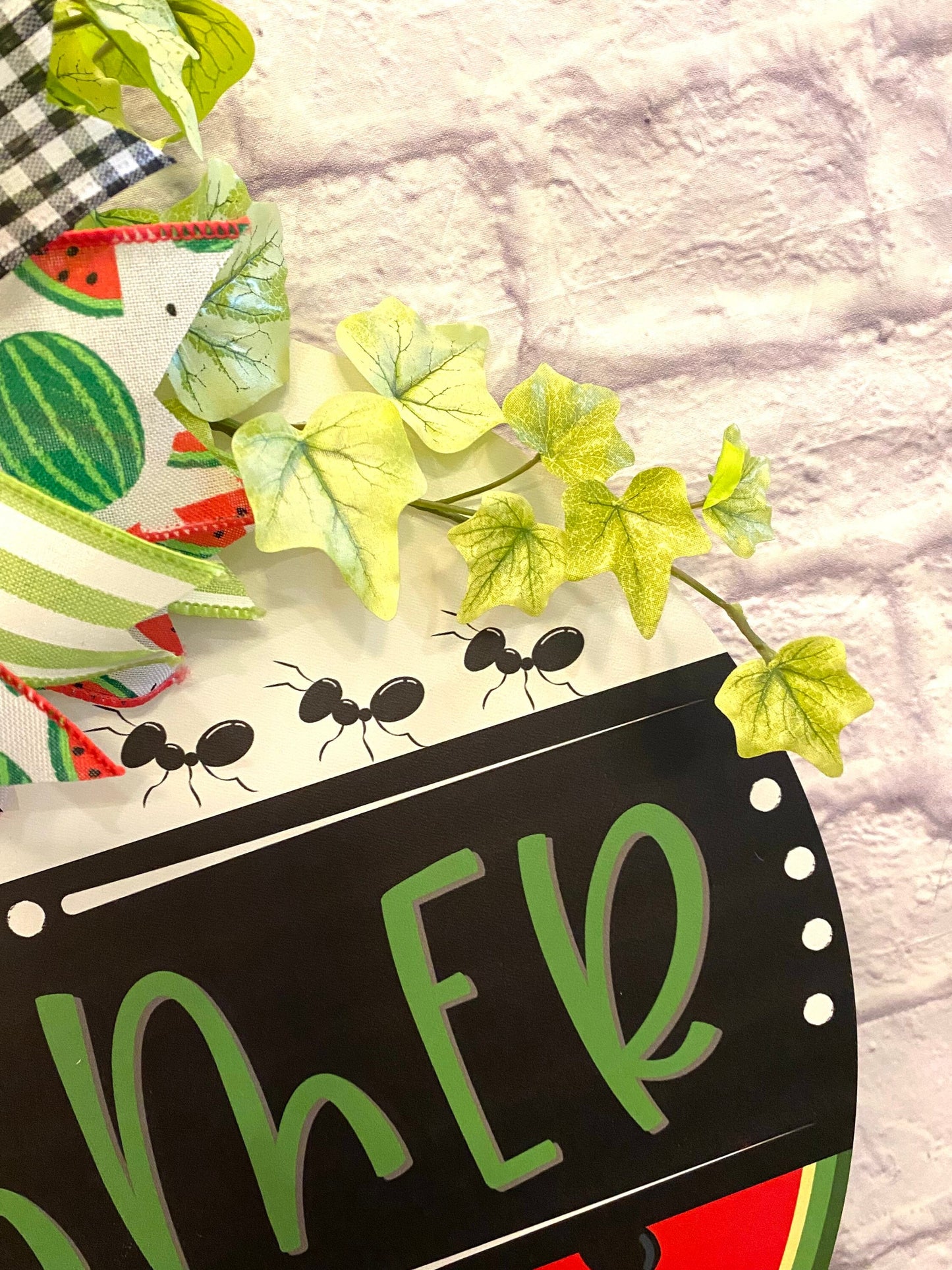 Hello Summer Door Hanger, Watermelon Summer Door Hanger, Hello Summer Home Decoration, Watermelon Summer Hime Decoration