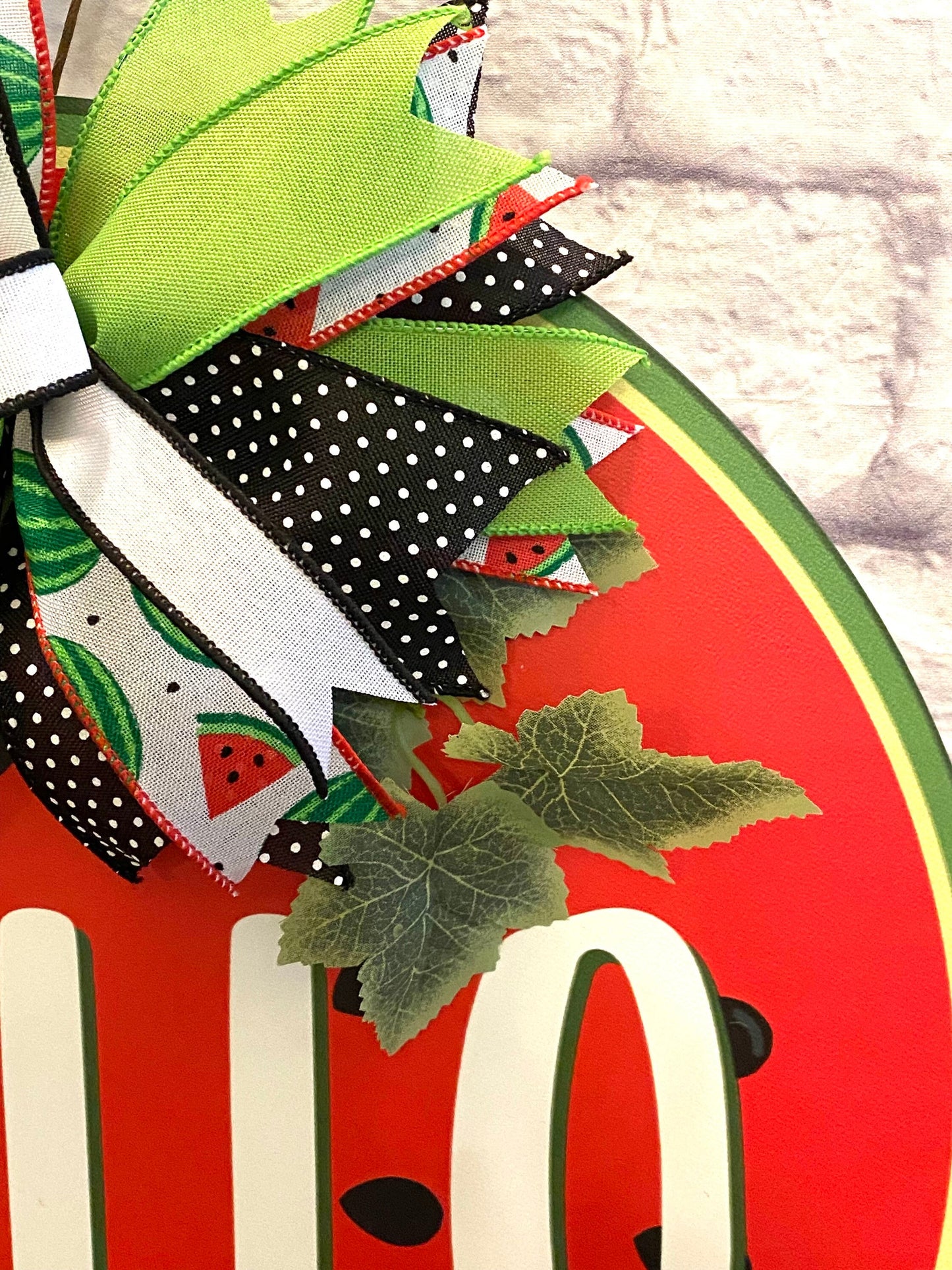Hello Watermelon Door Hanger, Watermelon Door Hanger, Summer Door Hanger, Hello Watermelon Home Decoration, Hello Summer Home Decoration
