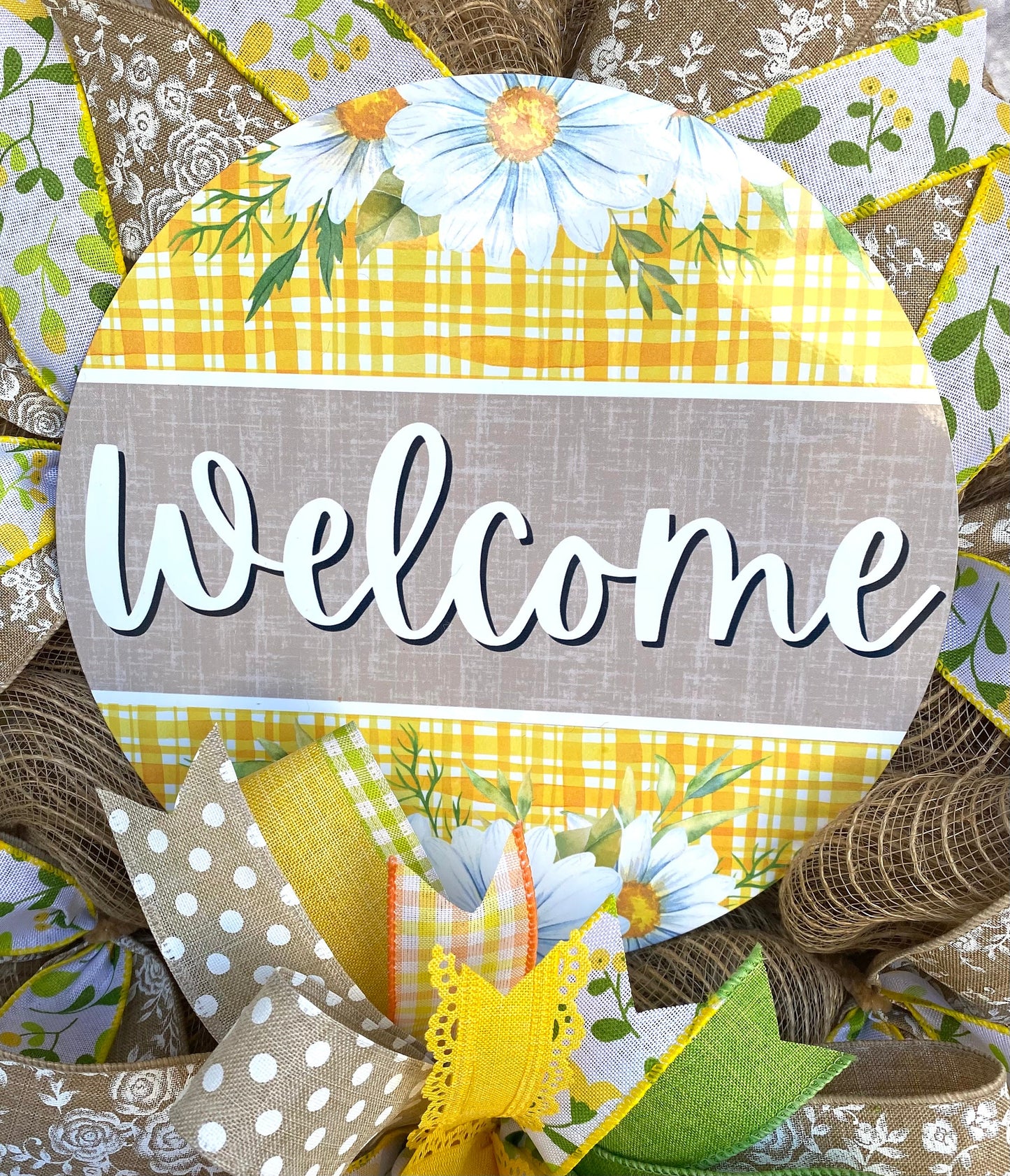 Spring Welcome Wreath, Summer Welcome Wreath, Farmhouse Spring Wreath, Farmhouse Summer Wreath, Spring Door Hanger, Summer Door Hanger