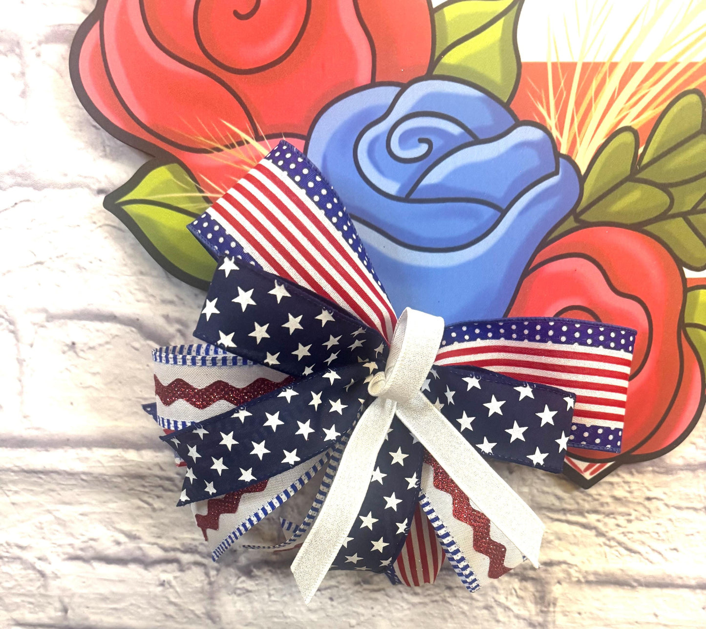 Patriotic Heart Door Hanger, Americana Flag Door Hanger, Patriotic Door Hanger, Patriotic Heart Porch Decor, Patriotic Stars and Stripes