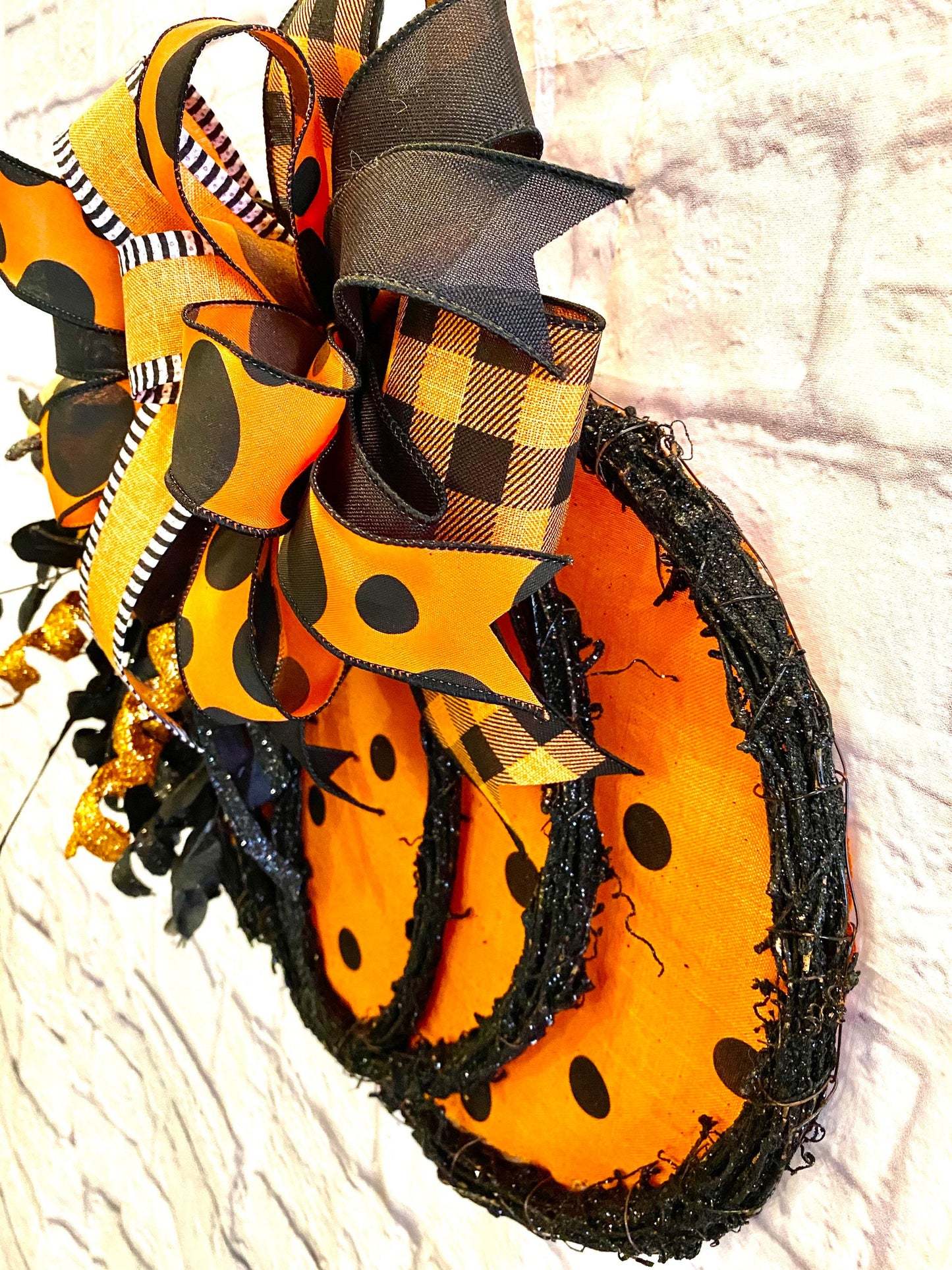 Halloween Pumpkin Door Hanger, Halloween Front Porch Hanger, Fall Pumpkin Door Hanger, Fall Pumpkin Front Porch Decoration