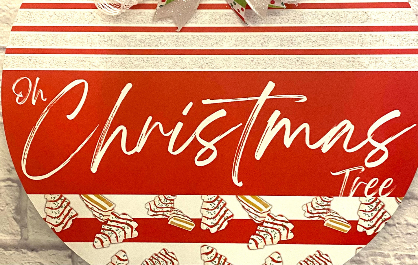 Oh Christmas Tree Door Hanger, Christmas Tree Cake Door Hanger, Oh Christmas Tree Home Decoration, Christmas Tree Decoration for Porch