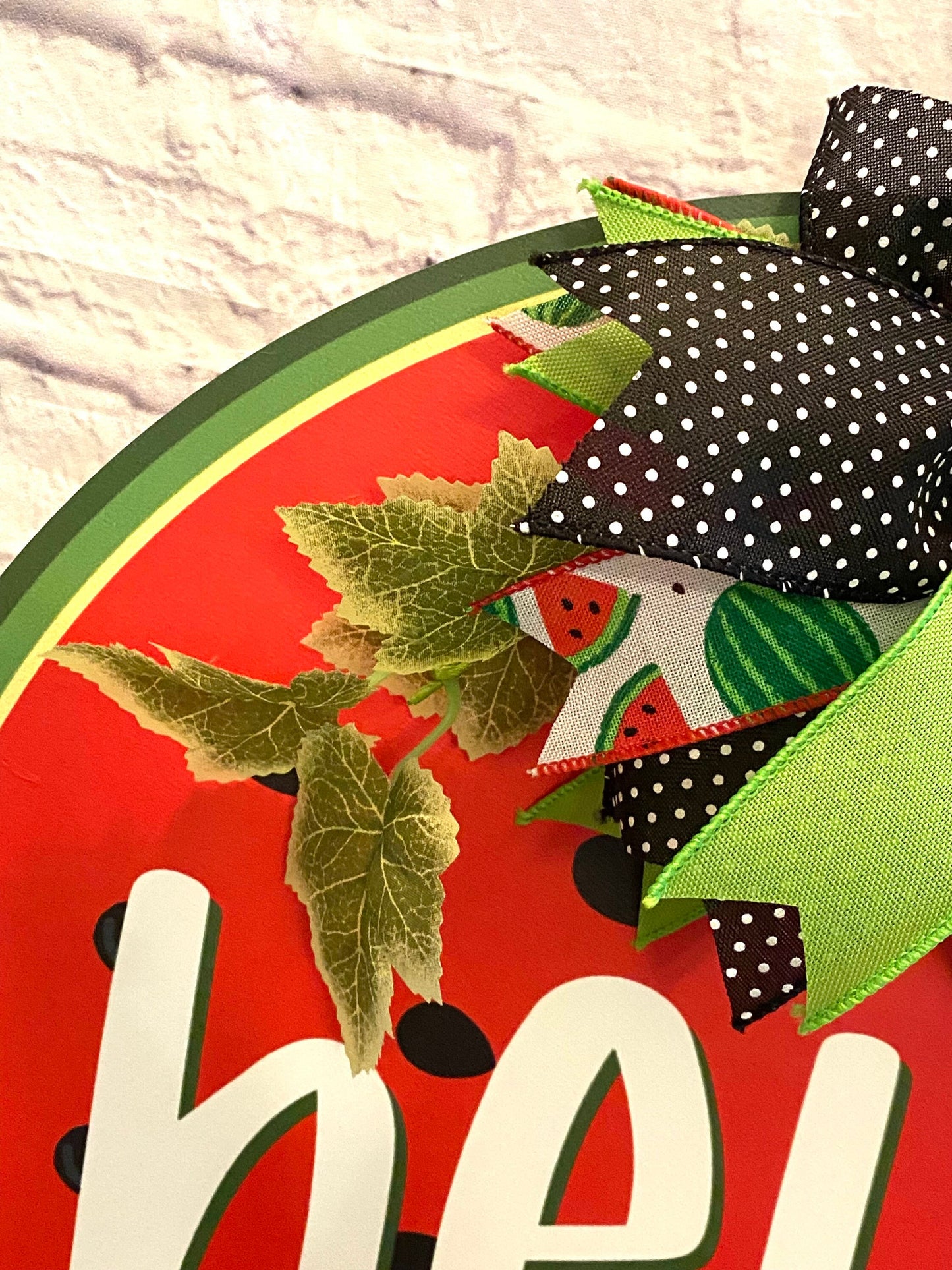 Hello Watermelon Door Hanger, Watermelon Door Hanger, Summer Door Hanger, Hello Watermelon Home Decoration, Hello Summer Home Decoration